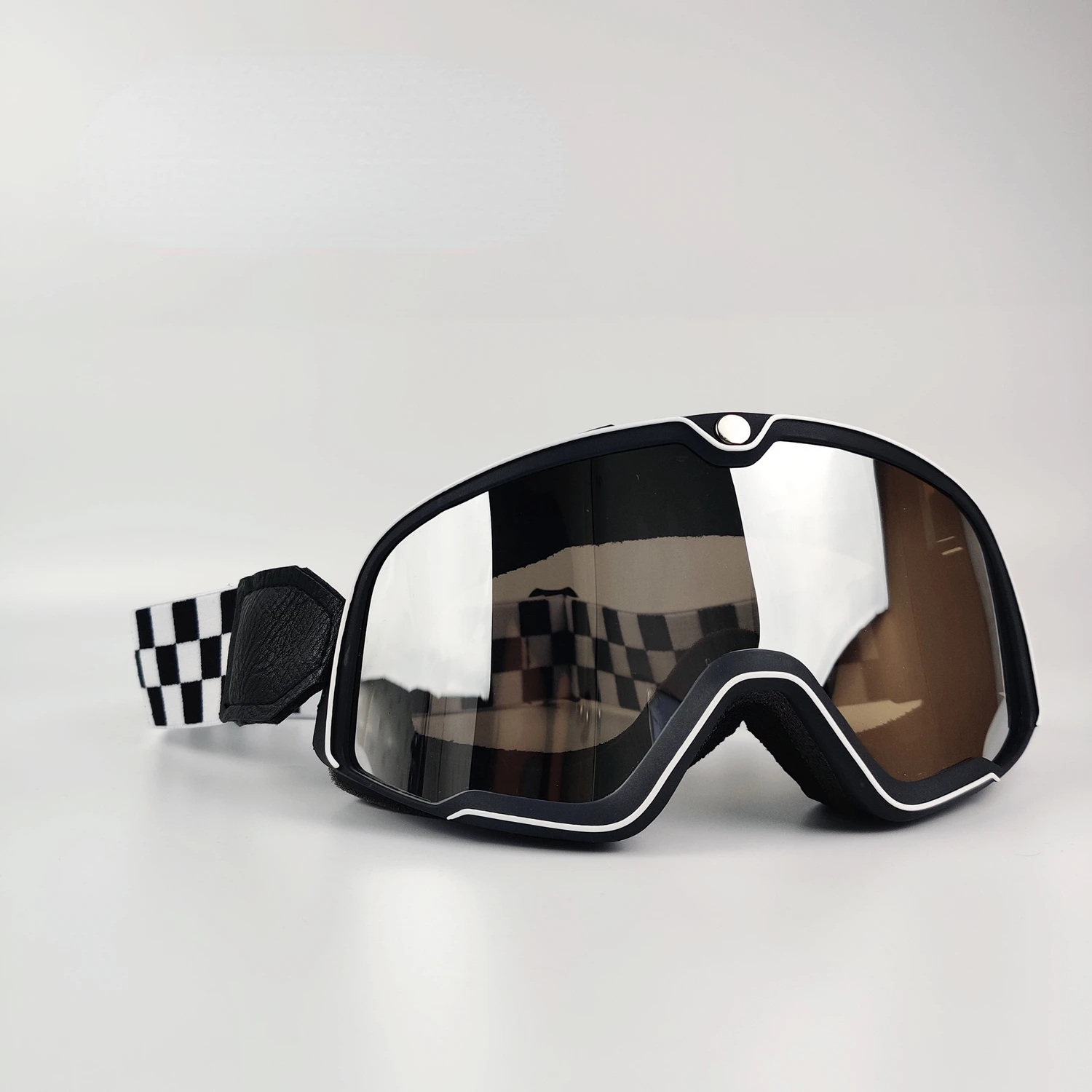 Motorcycle Goggles Retro Motorcycle Goggles Glasses Windproof Motocross Sunglasses Vintage Helmet Glasses Cycling Racing Cafe Racer