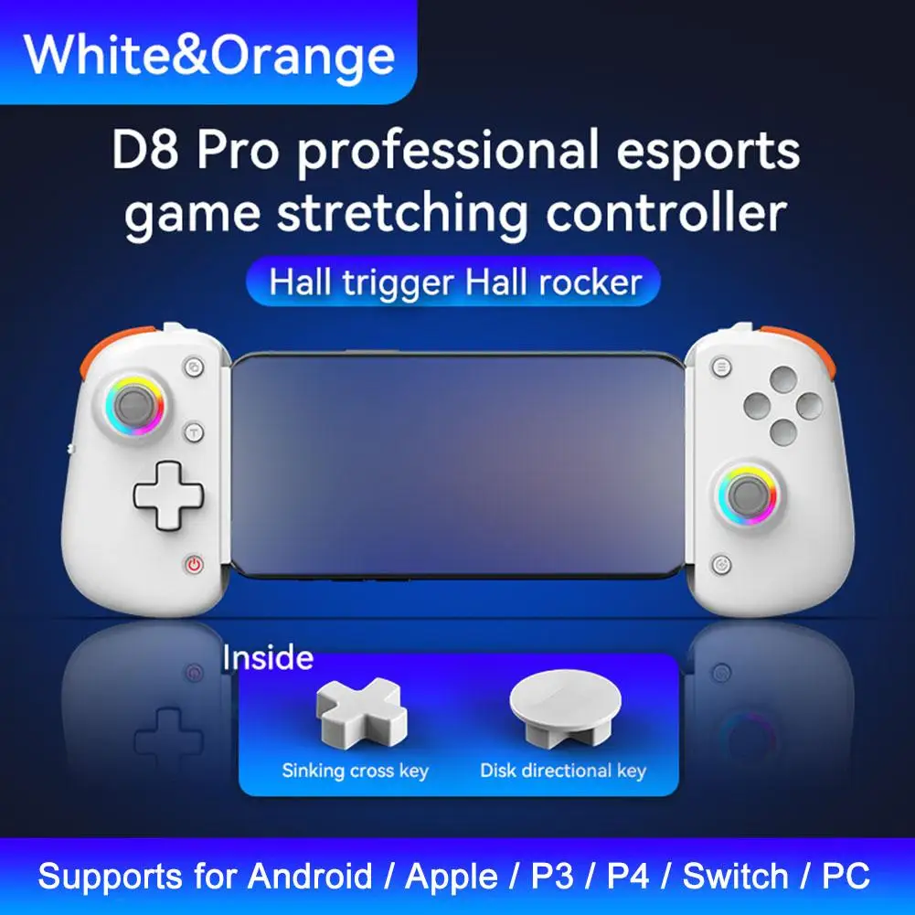 D8 PRO   Ʈѷ Ʈġ  ġ ܼ ̽ƽ, RGB  E- Ŀ ׼,  Ȧ K8Y5