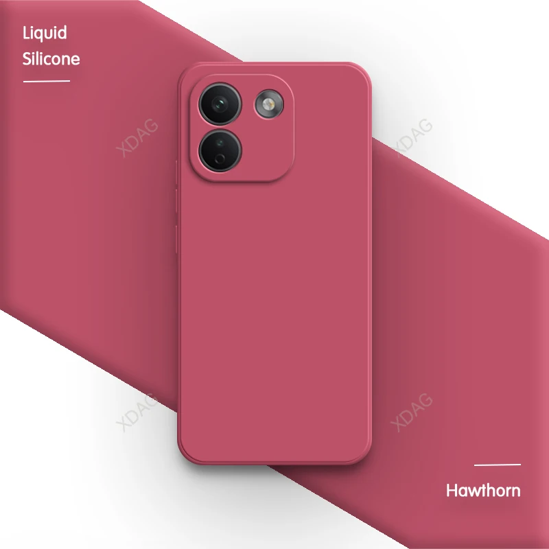 Premium Liquid Silicone Soft Back Phone Case - Simple and Elegant Design