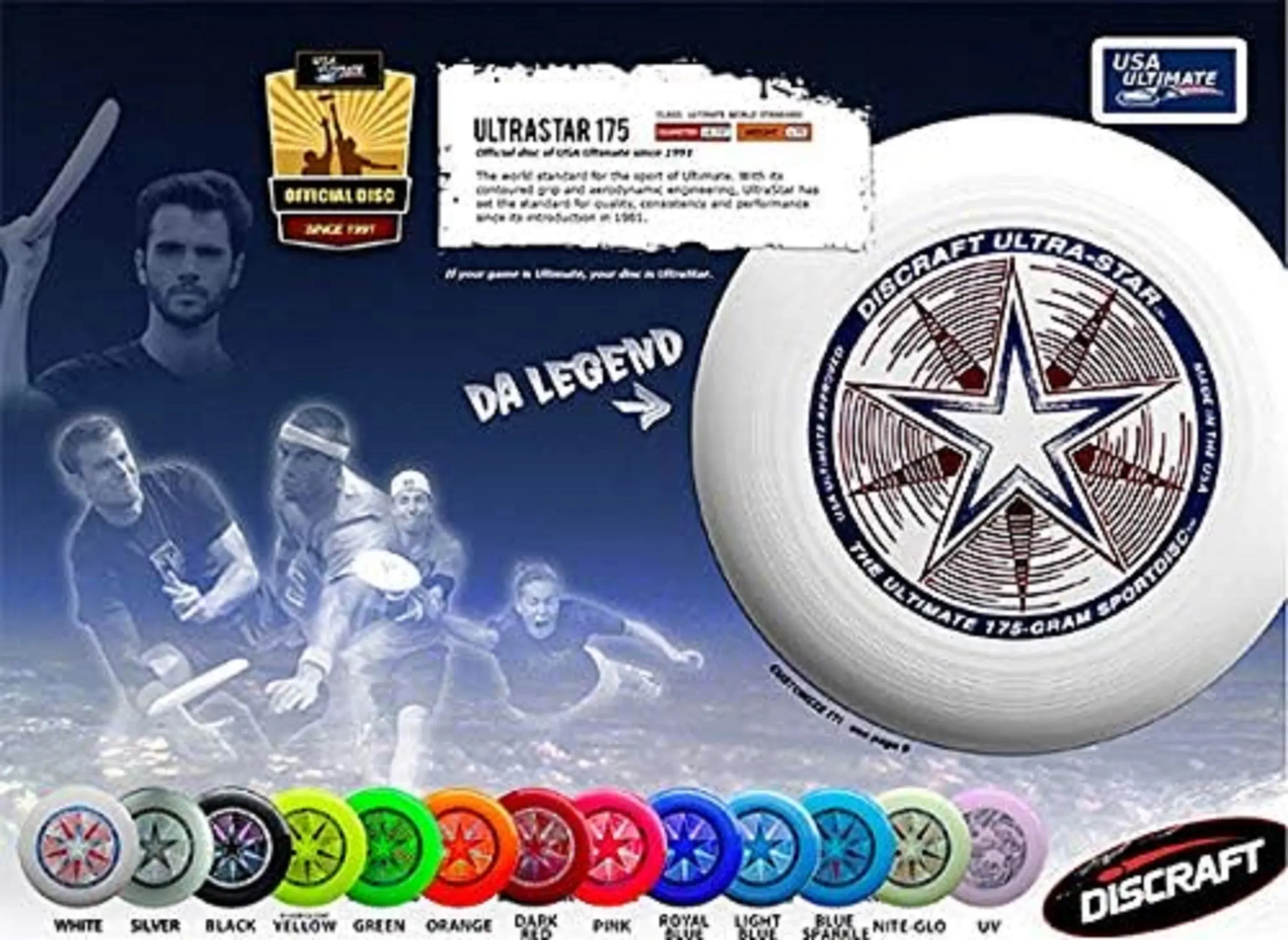 Flying Disc Adult Outdoor Beach Competition Level Children's 175g Speed Spin Flying Disc