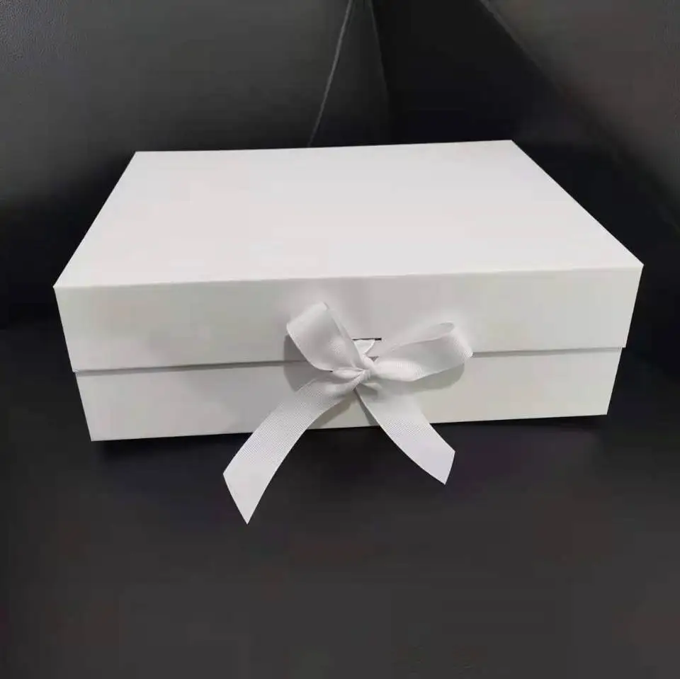 Customized Cardboard Folding Box Bow Gift Box Magnetic Flip Box Packaging 10 Se2595fb6d2b14c52a2ce12db8f9845ddP