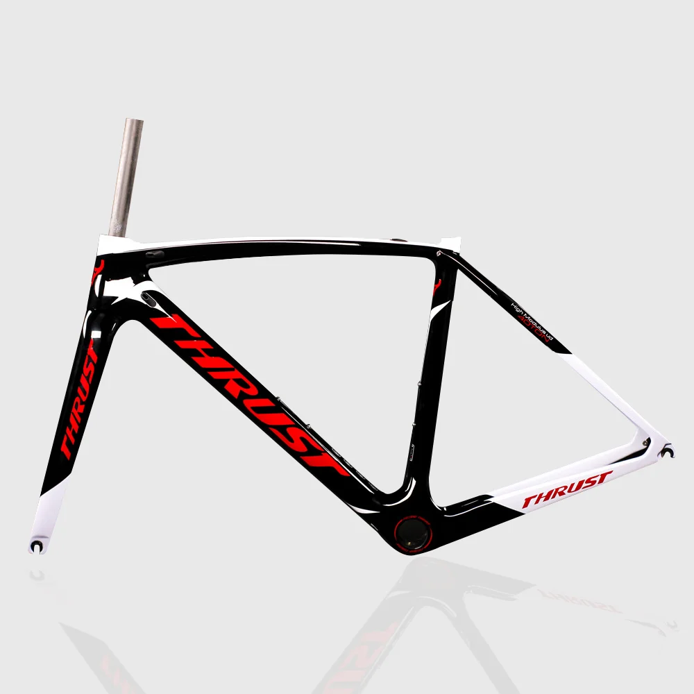 Bicycle Frame Thrust Carbon Road Frame Fork Seatpost V Brake Rim Brake Road Bike Frameset T1000 Full