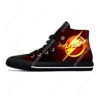Anime Cartoon Flash Symbol Logo Superhero Funny Casual Cloth Shoes High Top Lightweight Breathable 3D Print Men Women Sneakers 2
