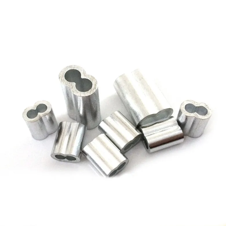 5mm 6mm alumínio duplo buraco laços para