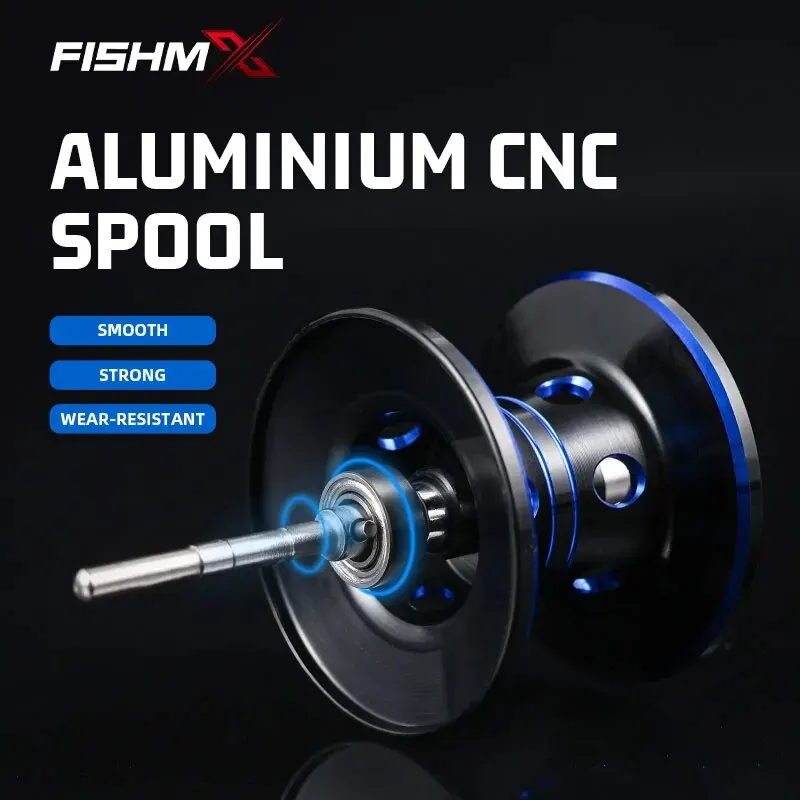Fishmx 베이트 캐스팅 낚시 릴, 금속 장거리 폭발 방지 라인, 마그네틱 브레이크, 7.2:1 마이크로 낚시 릴
