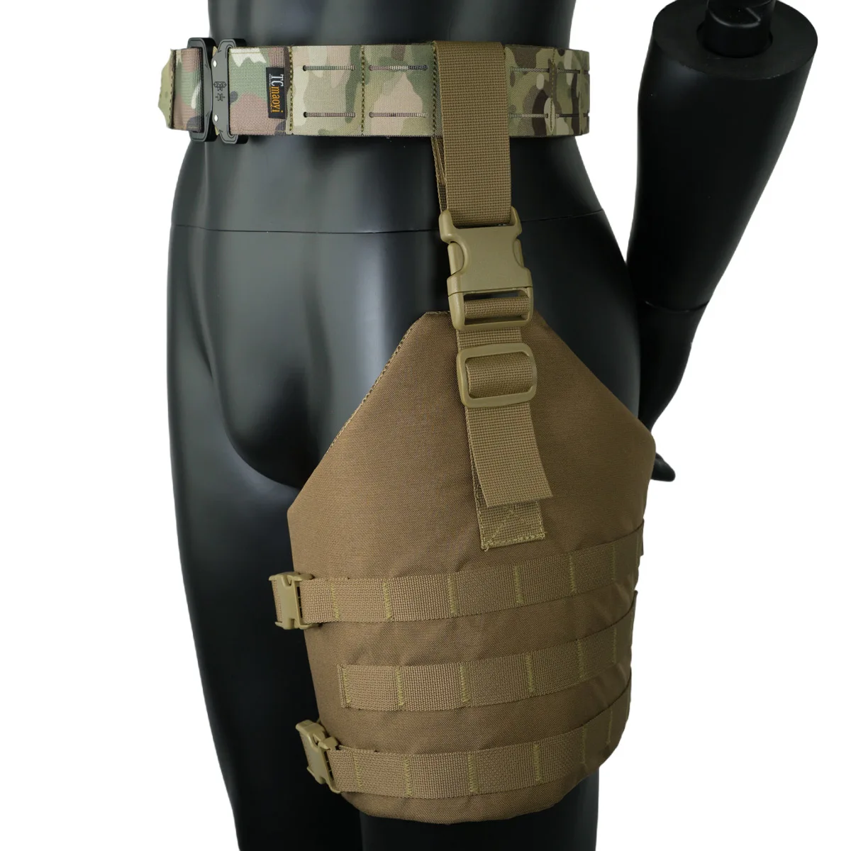Taktische Gürtel Drop Leg Plattform Molle Oberschenkel Panel Hängen Bord Montage Platte Jagd – Detail 14