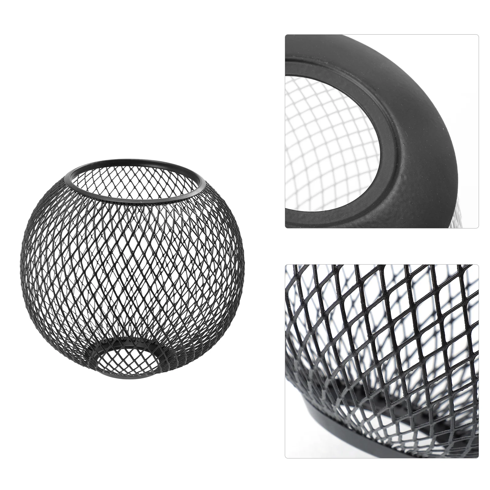 

Lamp Light Shade Lampshade Cover Cage Guard Ceiling Pendant Metal Hollow Iron Out Wire Vintage Chicken Shades Spherical Decor