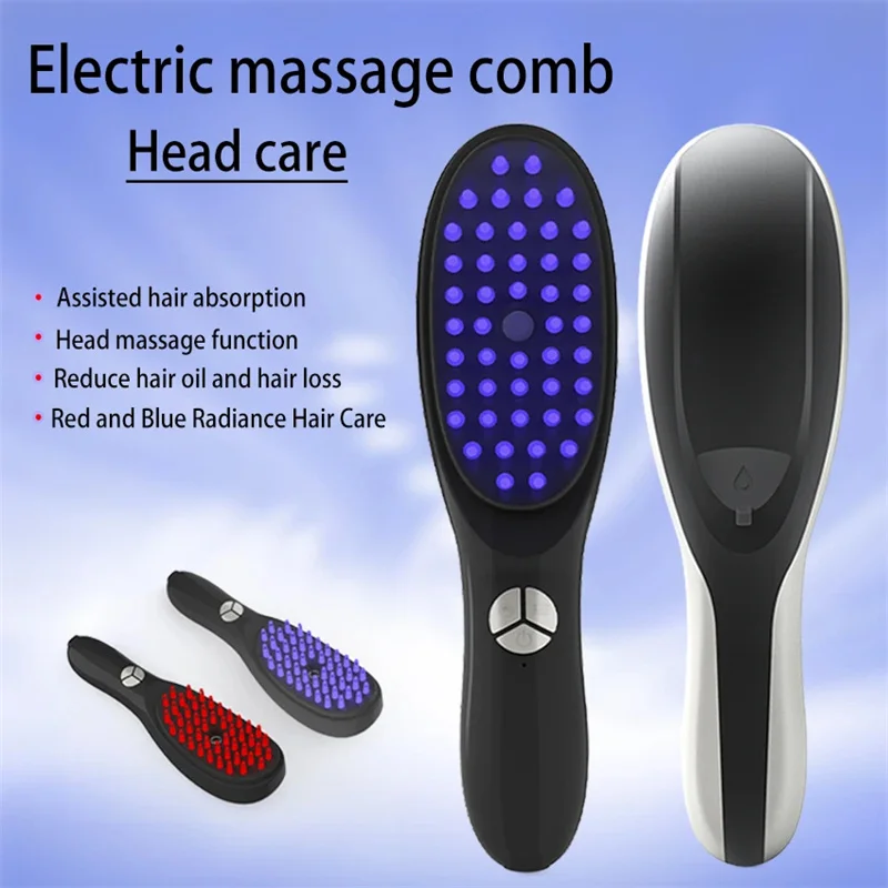 

Scalp Massager Comb For Spray Hair Growth Phototherapy Hair Regrowth Brush Anti Hair Loss Head Care Electric Massage Comb Brush