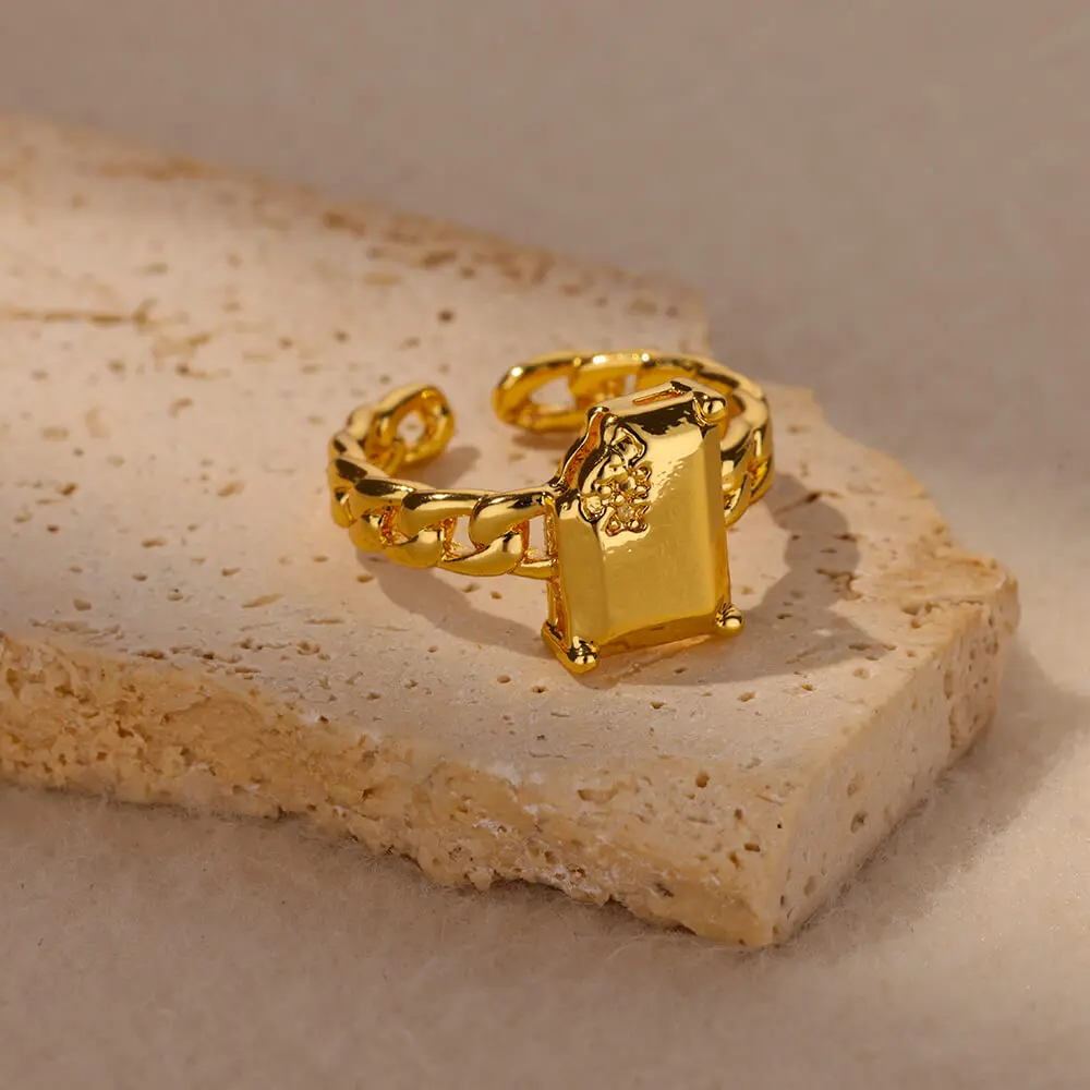 Irregular Geometric Square Jewelry For Women
