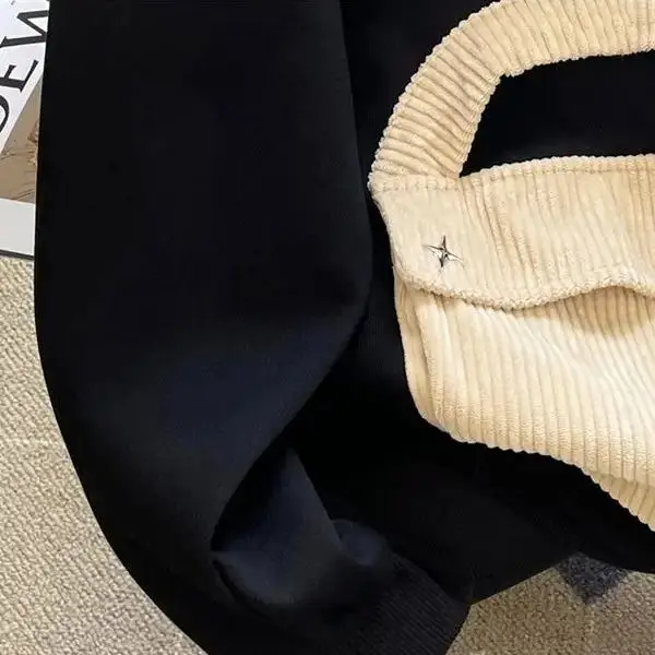 Cute Sweatshirt Autumn Winter Hooded Sweaters Female Clothing Casual Loose All-Match Fashion Drawstring Commute
