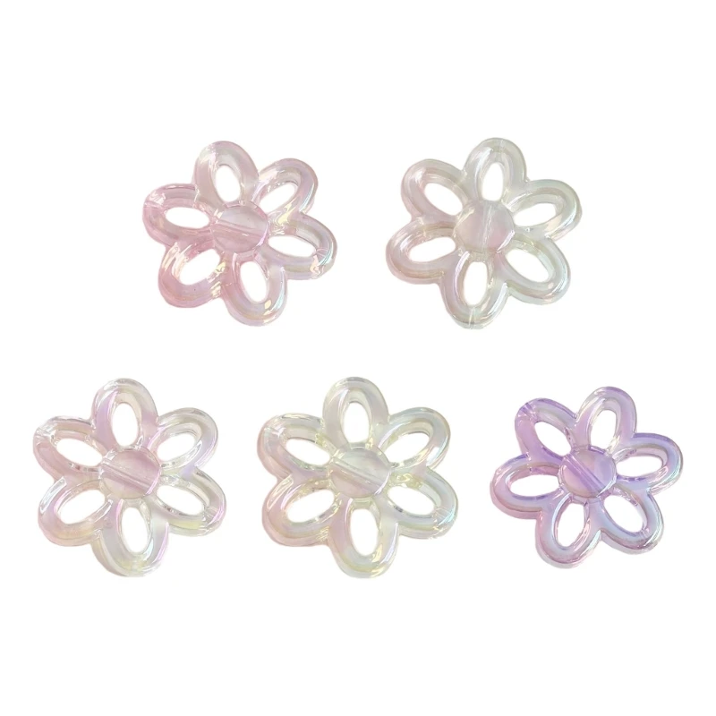 

Acrylic Transparent Flowers Charm Ornament Handmade Jewelry Making Accessories