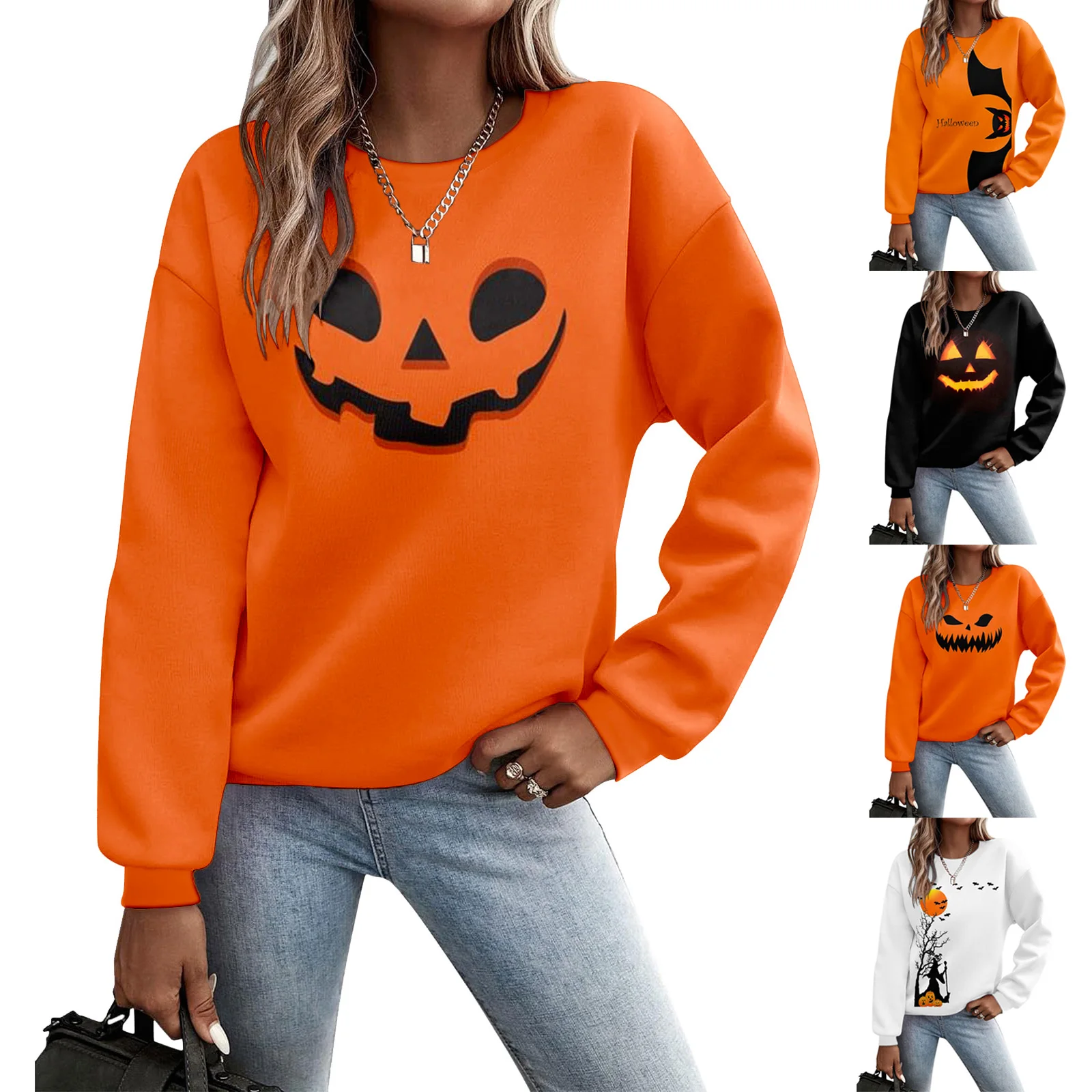 

Athletic Zip up Hoodie Sweatshirts For Women Print O Neck Sweatshirt Round Neck Fit Pullover Tops Casual Long Sleeve Running Top