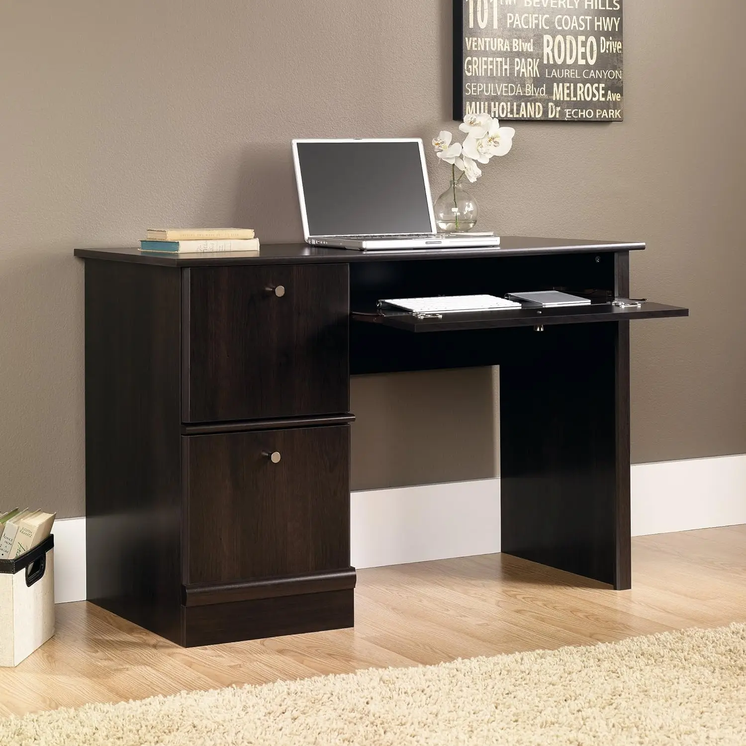 Description Picture 3 of itemComputer Desk, Brushed Maple finish