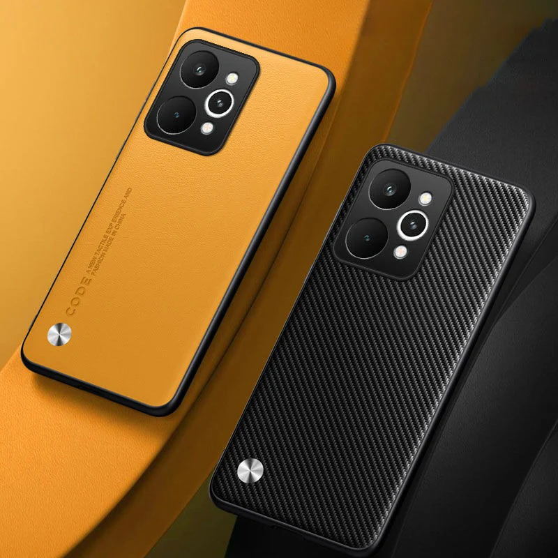 Premium PU Leather Phone Case with Silicone Full Camera Protection