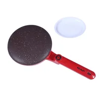 220V Electric Crepe Maker Household Non-stick Pancake Maker Electric Baking Pan for Breakfast  Pancake Pan 1