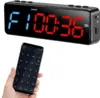 BTBSIGN Bluetooth Gym Timer  APP Control Workout Timer USB Rechargeable Battery Clock Stopwatch 1 Inch Blue Red 1