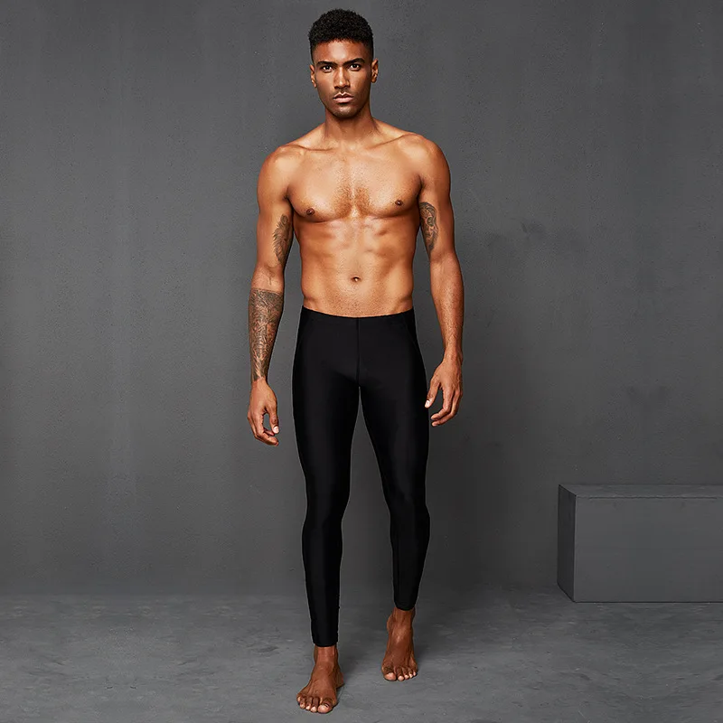 

Men Water Sports UV Protection Lycra Quick Dry Yoga Tight Pants UPF50+Surfing Diving Fitness Legging Bathing Rash Guard Trousers