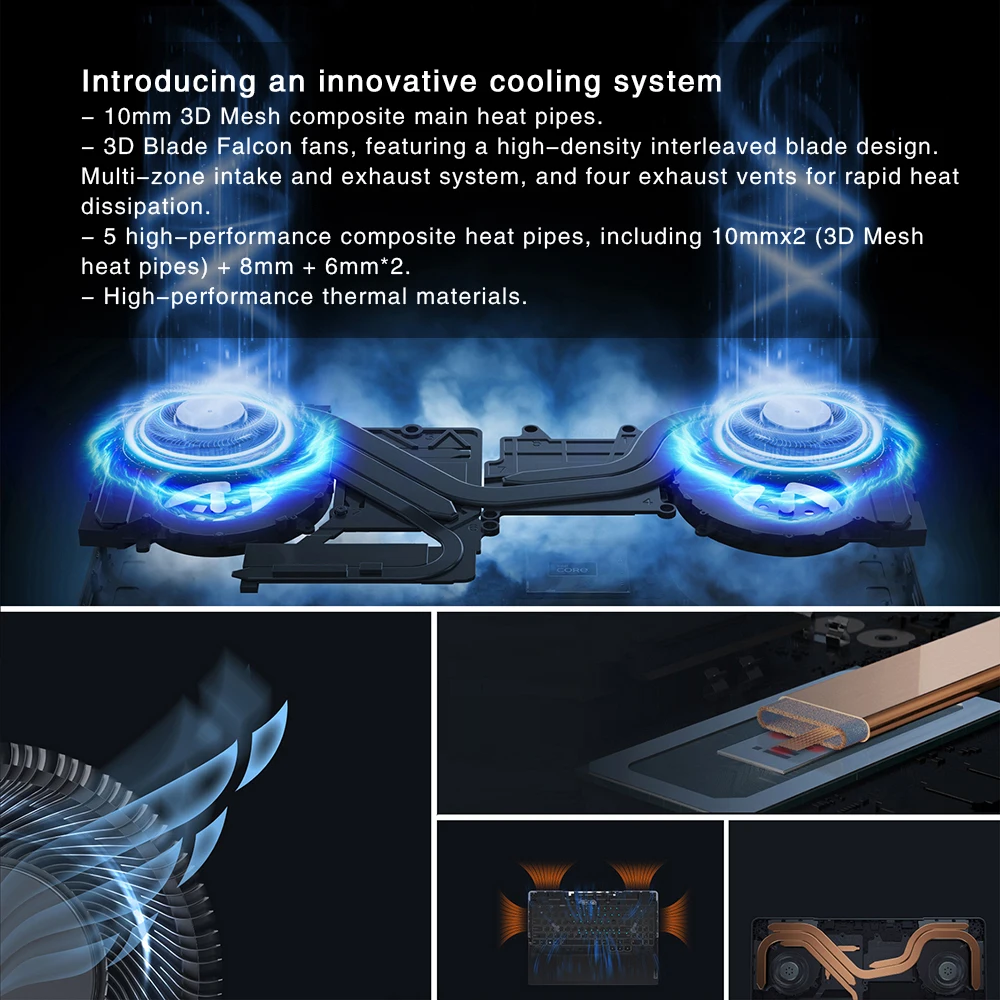 New Lenovo LEGION Y9000P (Pro 5i Gen 9) 2024 Gaming Laptop Intel i9-14900HX NVIDIA RTX 4060 4070 16"Inch 2.5K Gamer Computer PC 6