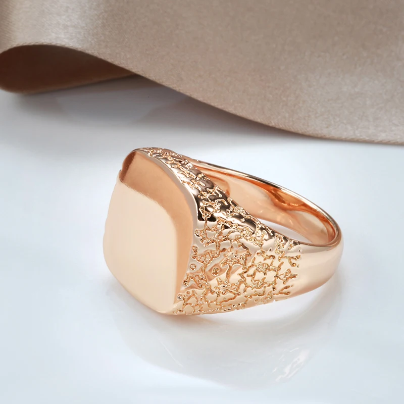 Gold Color Ring Finger Ring Men's Rose Gold Color Ring For Man
