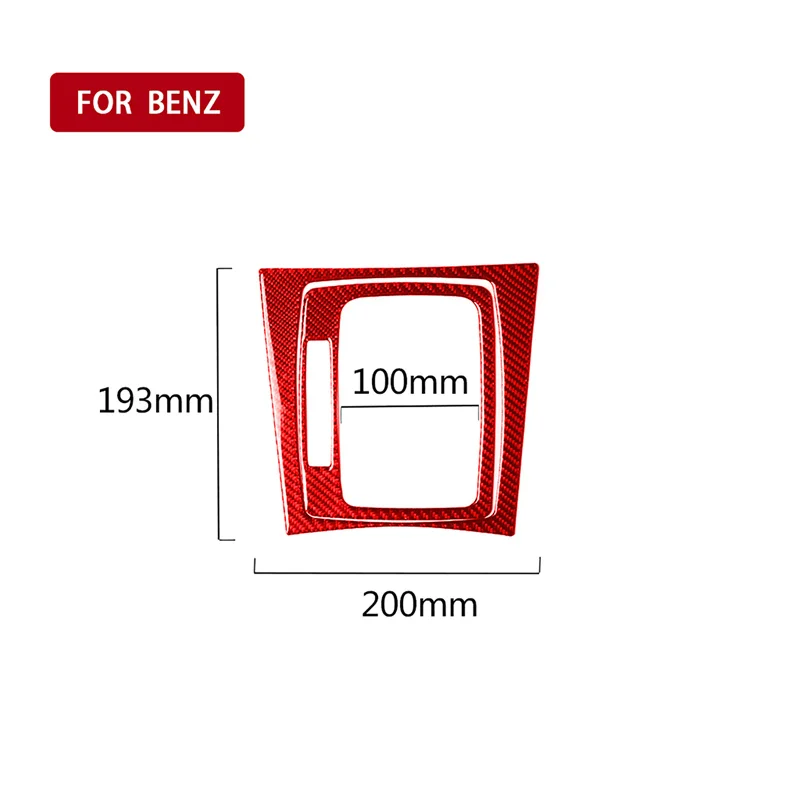

Наклейки из углеродного волокна для Mercedes Benz W204 C Class 2007-2013, панель переключения передач автомобиля, крышка рамы, отделка, Аксессуары для салона автомобиля