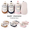 Baby Outdoor Walking Shoes Rubber Sole Soft PU Leather Chirldren Sneaker Infant Shoes Warm Lining Inside 2023 Baby New Fashion 1