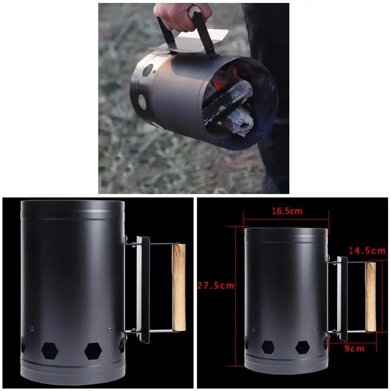 

Barrel Fire Camping Outdoor Picnics Firewood Charcoal Barbecue Portable Stove