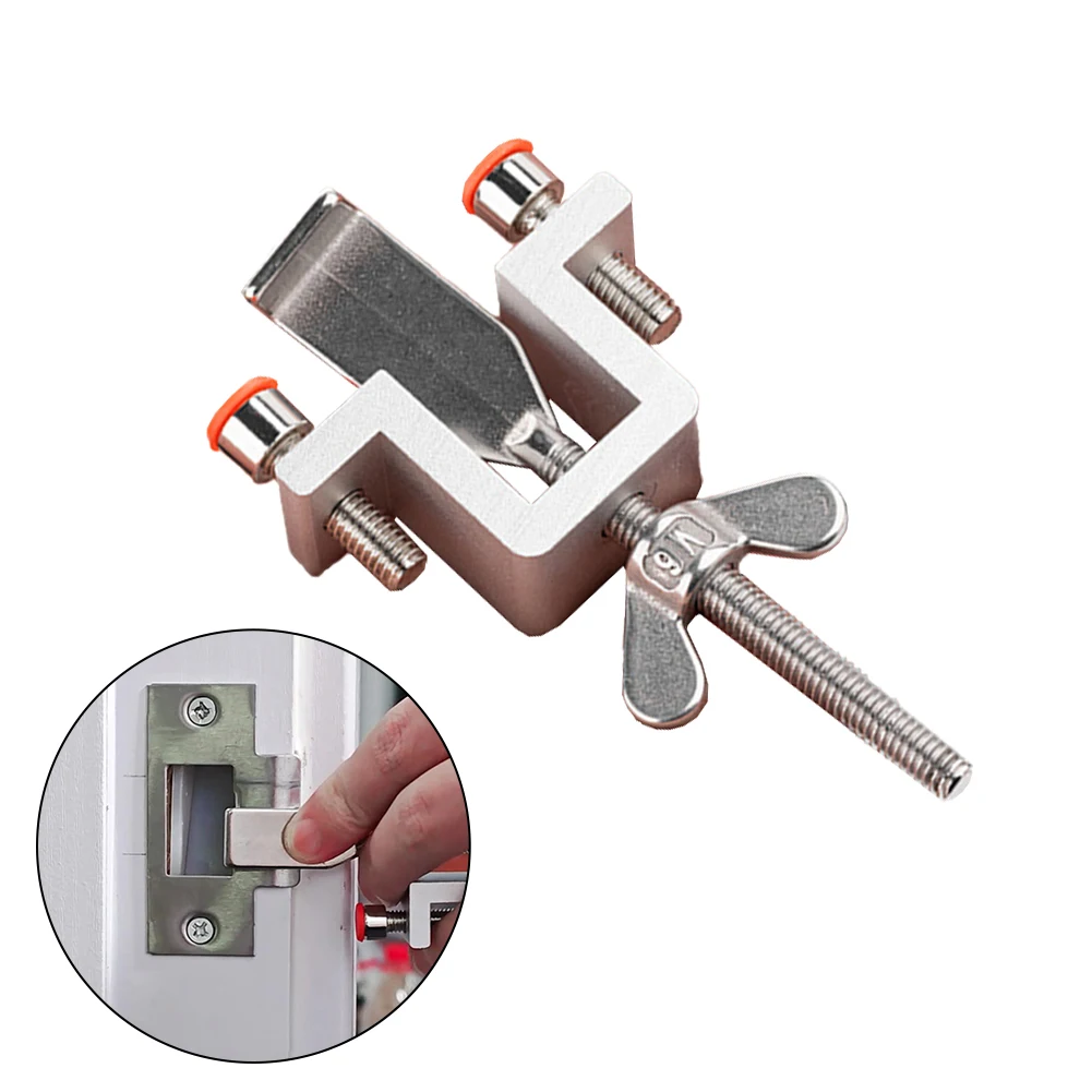 Door Lock Portable Dual Nut Adjustment Hotel Self-Defense Anti-theft