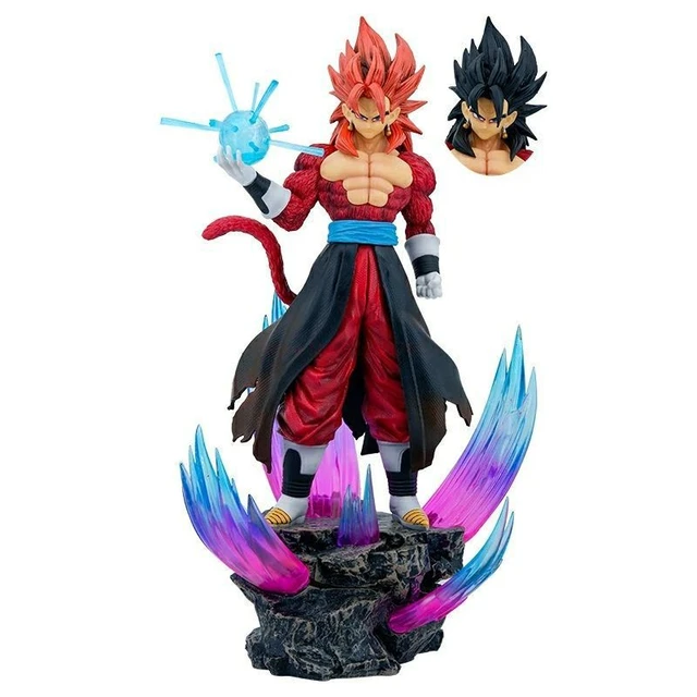 Bandai 44cm dragon ball z anime figuras gk super saiyan lc lenda