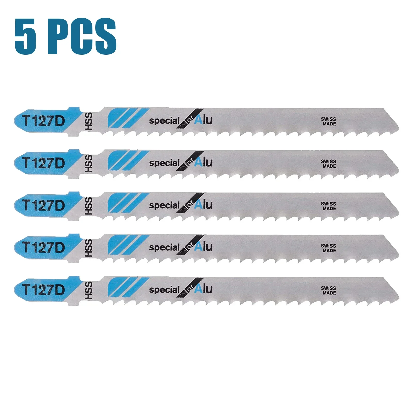5PCS Jigsaw Blade T127D Special For Alu For Aluminum Tubes Profiles 3-15 Mm Business Industrial Light Equipment