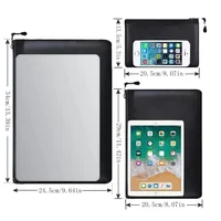 Fireproof Money Bag Flame Resistant Waterproof Document File Pouch Cash Bank Deposit Safe Storage With Pockets Zippers 4