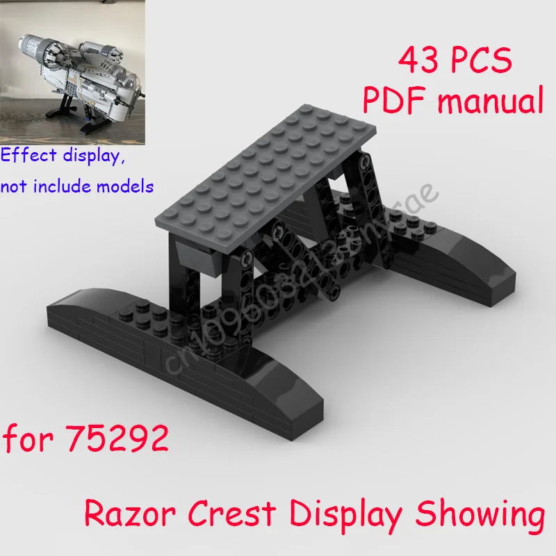 MOC-Displayständer passend für 75105 75155 75156 75192 75212 75243 75244 75249 75256 75257 75273 75292 75300 75301 Modellspielzeug – Detail 3