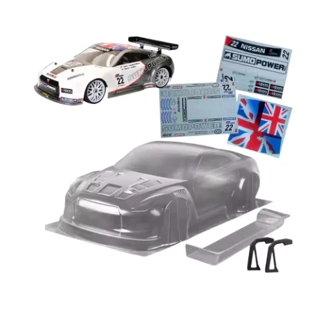 ラジコンドリフト FD3S RCカー ボディ 透明 ステッカー付き