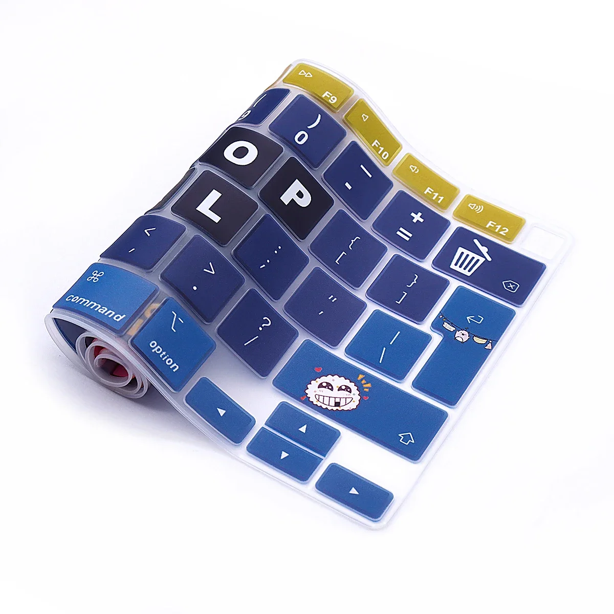 Silicone Keyboard Cover Skin for Apple MacBook Air 13.3 inch Model: A2179 A2337 M1 Chip with Touch ID EU Layout Protector