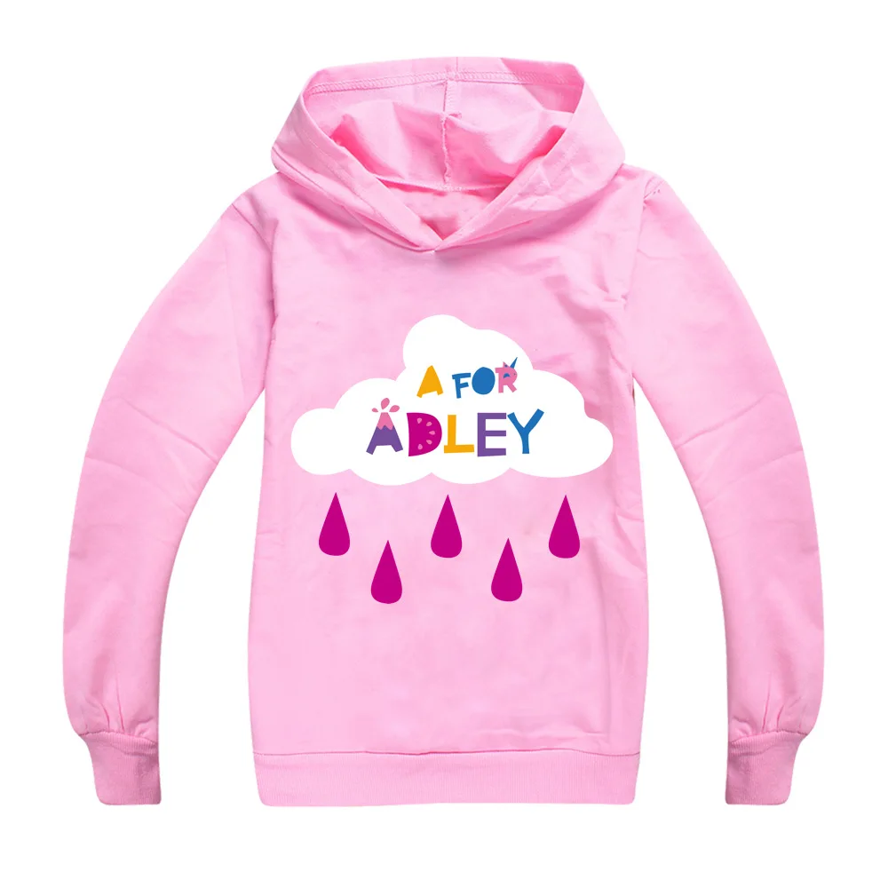 

A for Adley Hoodies Sweatshirt Clothes Children's T-Shirt Clothing Girls Boys Long Sleeve Pullover Kids Outerwea Birthday Gifts