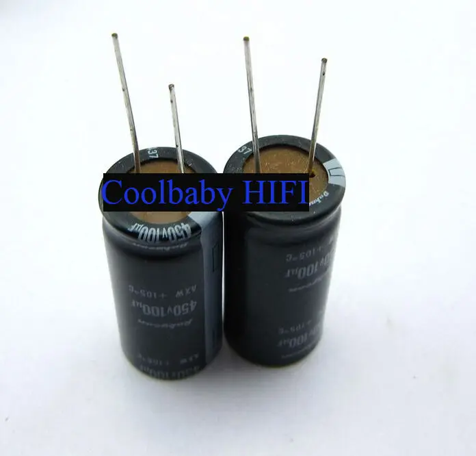 

10PCS RUBYCON AXW Capacitor 450v 100uF 18*40mm 105℃ long life