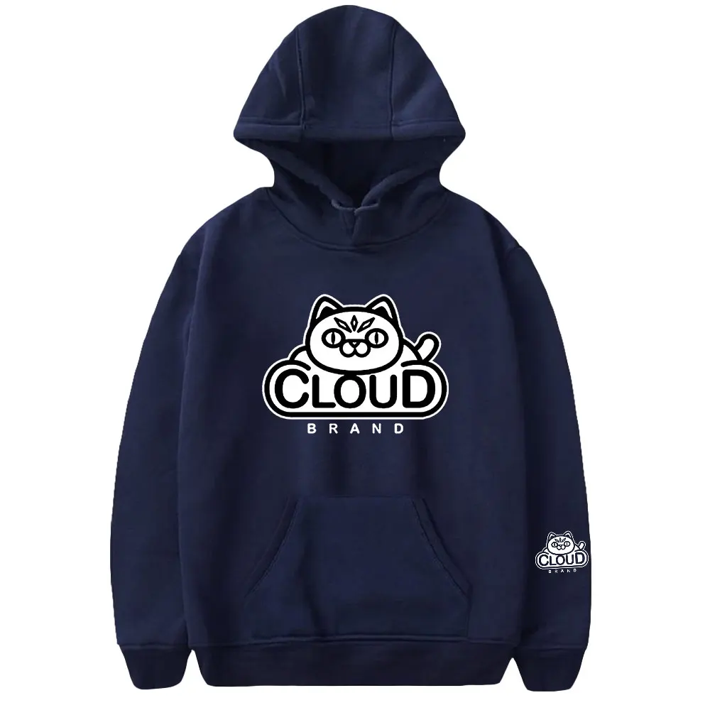 PopularMMOS Merch Cloud Brand Hoodie Youth Long Sleeve Women Men Hooded Sweatshirt Casual Style Unisex Clothes