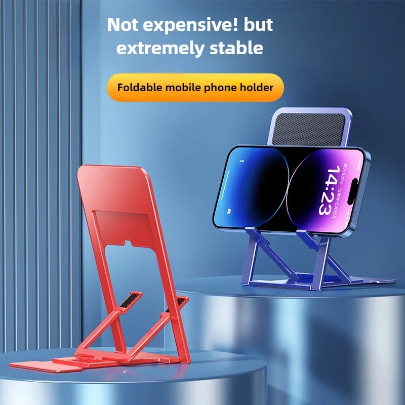 Compact Foldable Mobile Phone Stand - Portable Desktop Holder