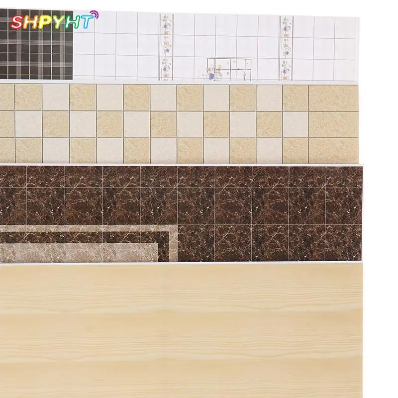 

For 2PCS Dollhouse Accessories DIY Materials Miniature Floor Tiles Sticker Model Bathroom Living Room Decor Toy