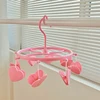Cute Lovely Strawberry Clothes Dryer Hanger Windproof Socks Underwear Drying Rack Household Heart Storage Laundry Rack Home 4
