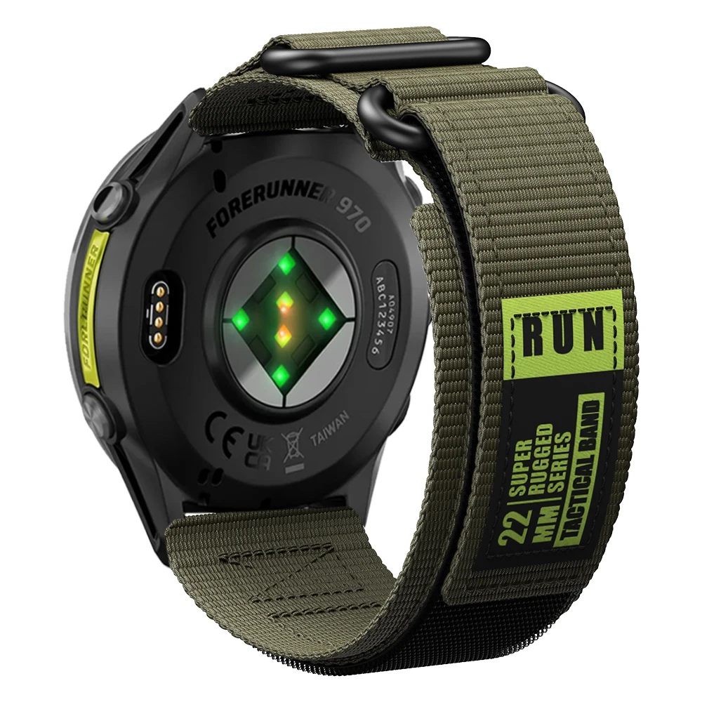 Nylon Hook and Loop Sport Watch Band Replacement Bracelet