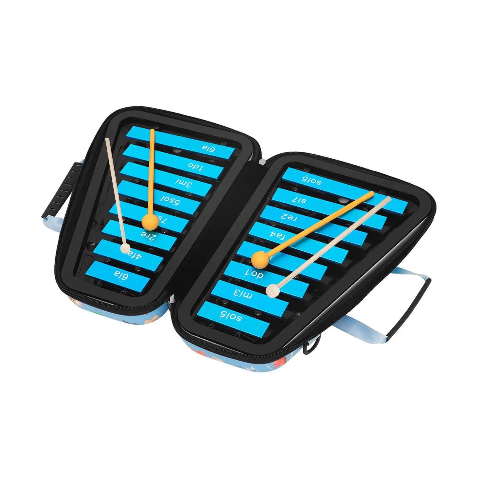 

Professional Glockenspiel Percussion Toys with 4 Mallets for Live Performance Concert School Orchestras Music Playing Home