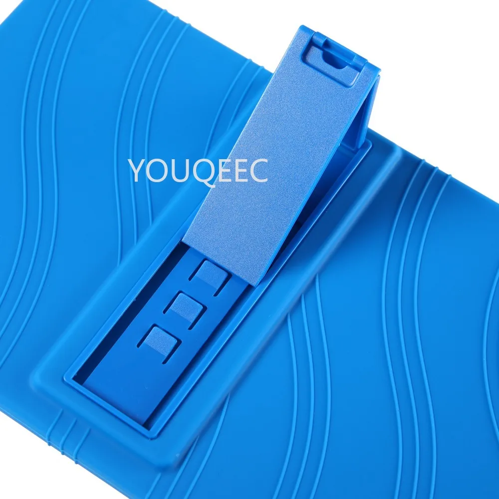 Shockproof 12-Inch Tablet Case with Soft Silicone Stand - Protective Shell Cover