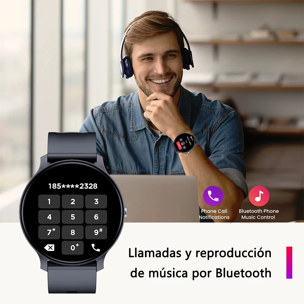 Con Auriculares Bluetooth AudÃfonos Con Reloj Como Conectar