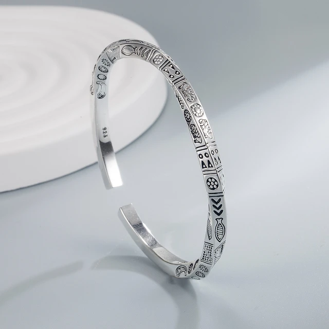 Personalized 925 Pure Silver Name Kada : A Unique Expression of Your I