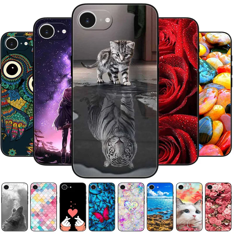 Sleek Black TPU Soft Bumper Phone Case - Premium Protection Silicone Cover
