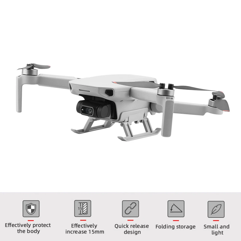 Extended Height Foldable Mini Quadrocopter Height Extender Increase Tripod Stand for DJI Mini 2/Mavic Mini