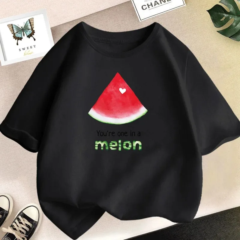 

Kids T Shirt Cute Lemon Fruit Cartoon Bike Printed Tops Tee Short Sleeve Graphic Summer Fashion Boy Girl Clothing Unisex T-shirt