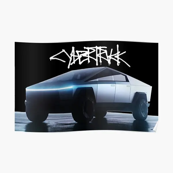 Tesla Cybertruck Poster Print Modern Decoration Wall Murale Painting Art Funny Picture Room Decor Home Vintage No Frame