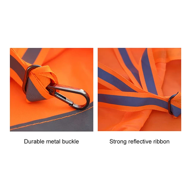 1Db Repülőtér Szélsock Szélmérés Hosszú, Fényvisszaverő Rip-Stop Szabadtéri Szivárványos Szélmérési Zokni Táska Legújabb Övvel - Image 4