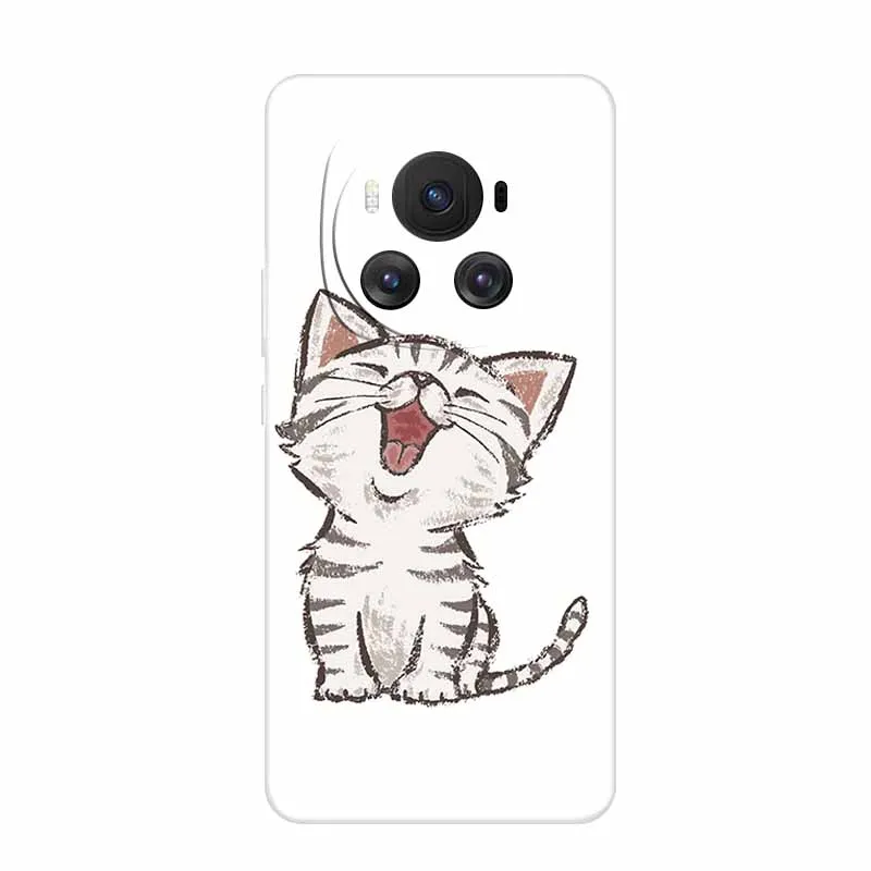 Fashionable Clear Animal Design Silicone Phone Case - Soft TPU Back Cover